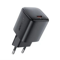 Мережевий зарядний пристрій Acefast A119 GaN PD 45W USB-C Black (6974316285007)