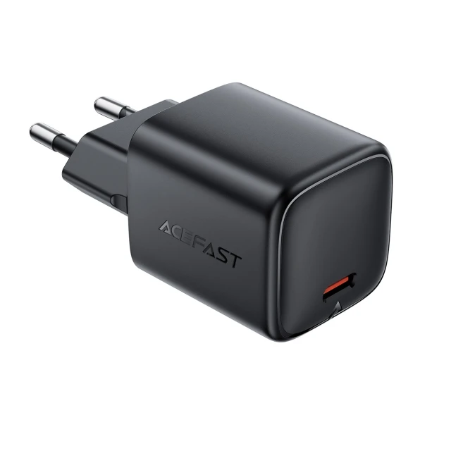 Мережевий зарядний пристрій Acefast A119 GaN PD 45W USB-C Black (6974316285007)
