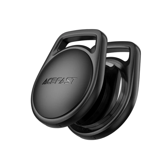 Bluetooth-трекер Acefast S2 совместимый с Apple Find My Black (6974316285083)
