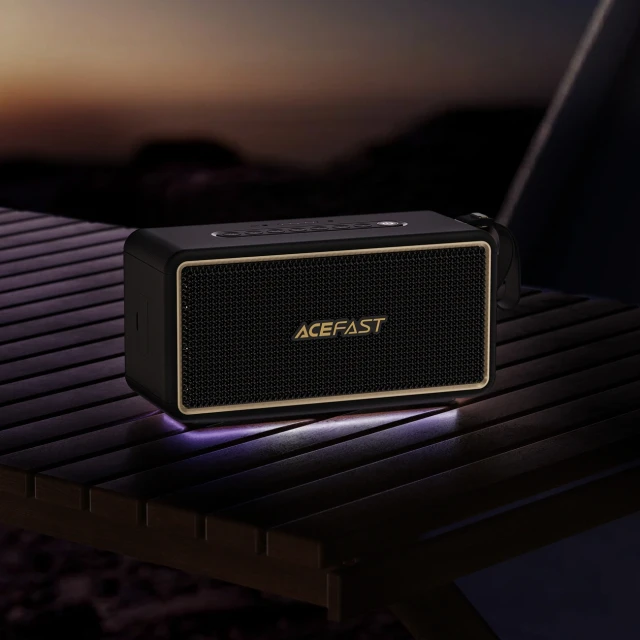 Колонка Acefast K3 Ultra RGB Bluetooth 5.4 Black (6974316285106)