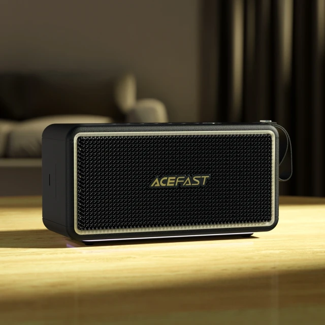 Колонка Acefast K3 Ultra RGB Bluetooth 5.4 Black (6974316285106)