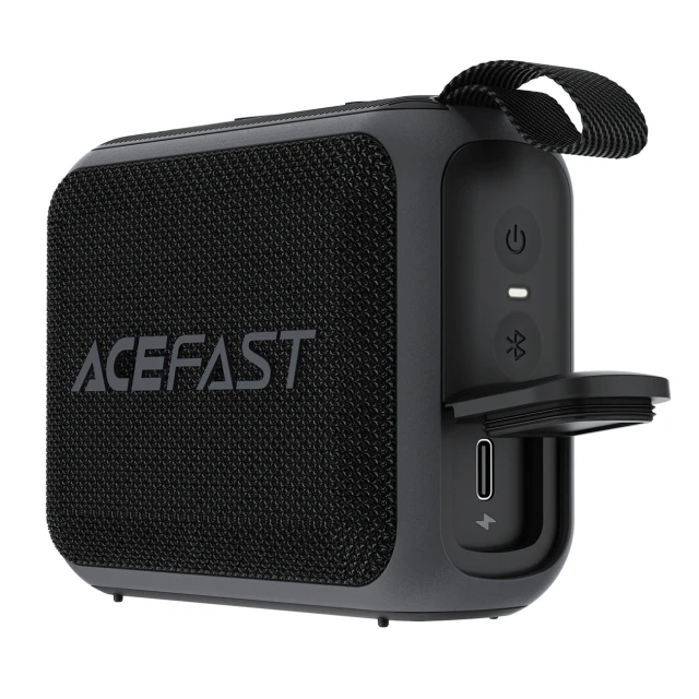 Колонка Acefast K4 Go Bluetooth 5.4 Black (6974316285113)