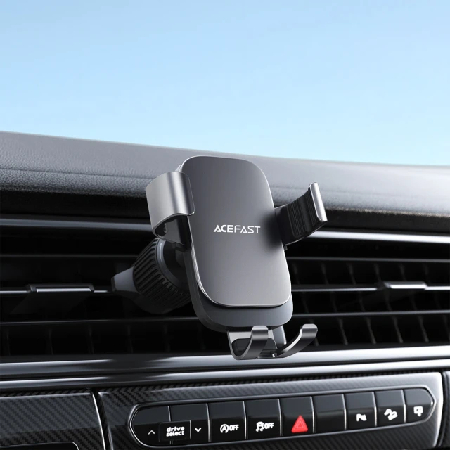 Автотримач Acefast D59 на дефлектор гравітаційний Grey (6974316285168)