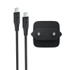 Зарядний пристрій Acefast A118 30W GaN USB-C з кабелем USB-C - USB-C 1.2m Black (6974316285175)