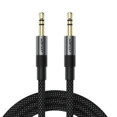 Кабель AUX Acefast J10 mini jack 3.5mm 1m Black (6974316285267)