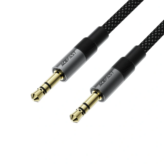 Кабель AUX Acefast J10 mini jack 3.5mm 1m Black (6974316285267)