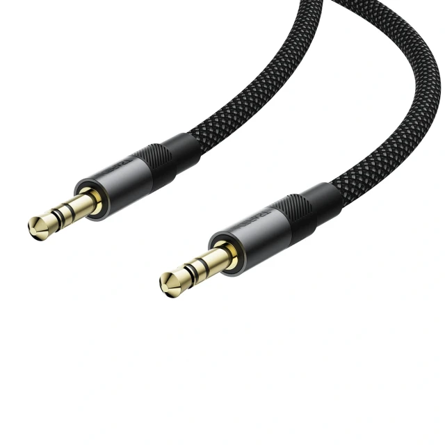 Кабель AUX Acefast J10 mini jack 3.5mm 1m Black (6974316285267)