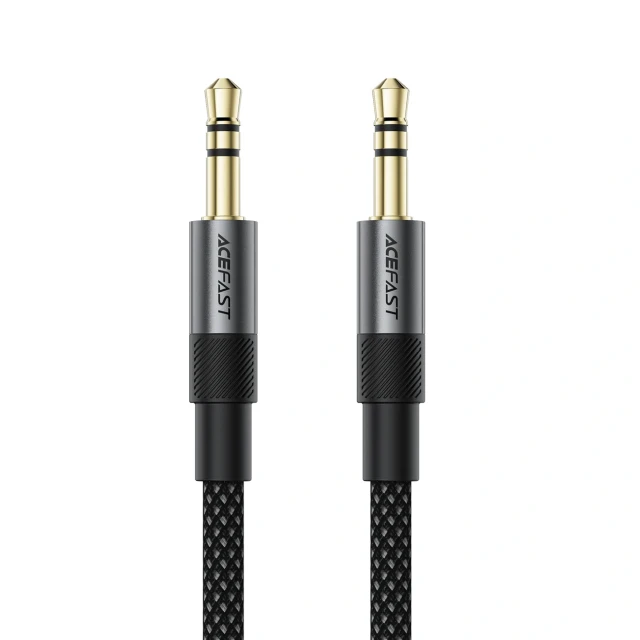 Кабель AUX Acefast J10 mini jack 3.5mm 1m Black (6974316285267)