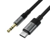 Кабель Acefast J11 USB-C на mini jack 3.5mm 1m Black (6974316285274)