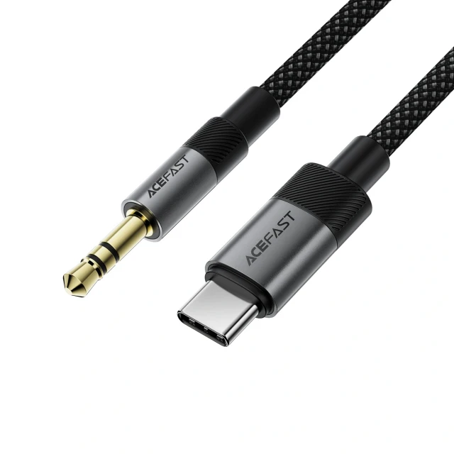 Кабель Acefast J11 USB-C на mini jack 3.5mm 1m Black (6974316285274)