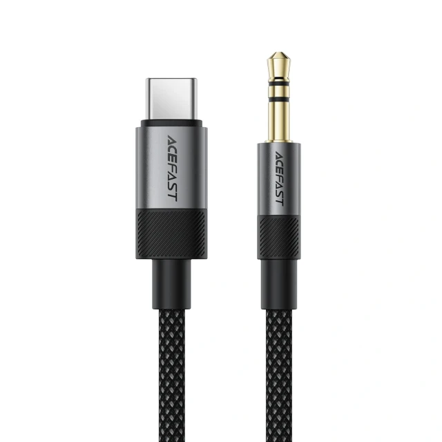 Кабель Acefast J11 USB-C на mini jack 3.5mm 1m Black (6974316285274)