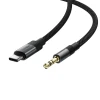 Кабель Acefast J11 USB-C на mini jack 3.5mm 1m Black (6974316285274)