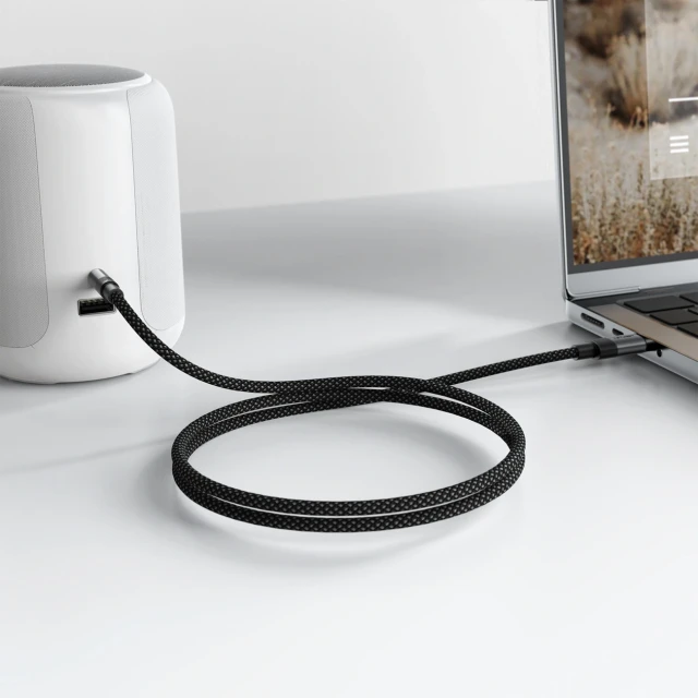 Кабель Acefast J11 USB-C на mini jack 3.5mm 1m Black (6974316285274)
