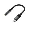 Адаптер Acefast J12 USB-C на mini jack 3.5 mm Black (6974316285281)