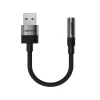 Адаптер Acefast J13 USB-A на mini jack 3.5 mm Black (6974316285298)
