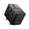 Адаптер Acefast Z8 GaN 45W 3x USB-C + 2x USB-A з AC 2500W Black (6974316285403)