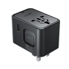 Адаптер Acefast Z8 GaN 45W 3x USB-C + 2x USB-A з AC 2500W Black (6974316285403)