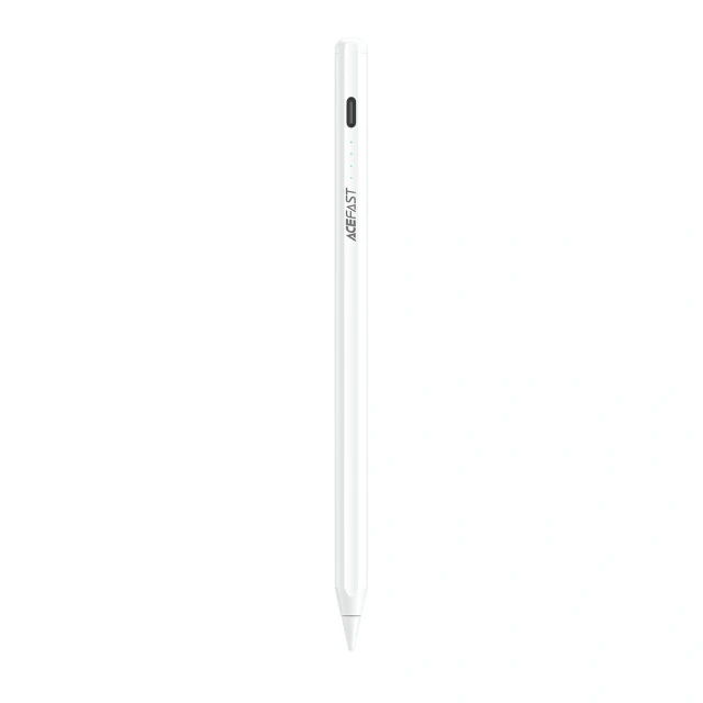 Стилус Acefast V1 универсальный с 2 сменными наконечниками White (6974316285434)