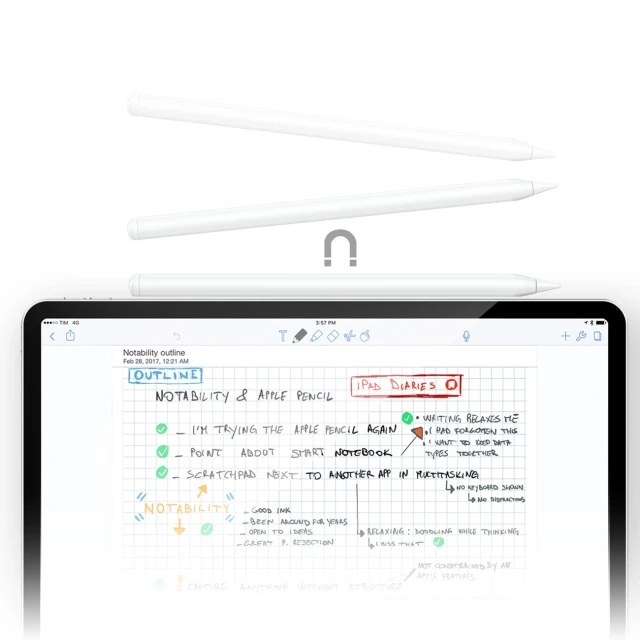 Стилус Acefast V1 универсальный с 2 сменными наконечниками White (6974316285434)