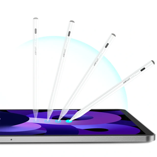 Стилус Acefast V2 для iPad з 2 змінними наконечниками White (6974316285441)