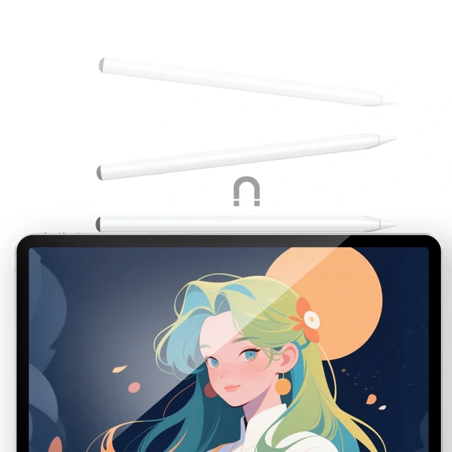 Стилус Acefast V2 для iPad з 2 змінними наконечниками White (6974316285441)