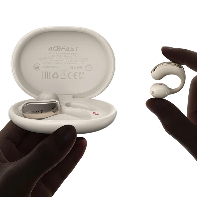 Навушники Acefast FA006 ACECLIP Pro OWS Gold (6974316285595)