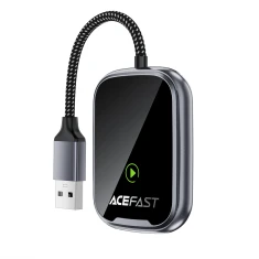 Автоадаптер Acefast QC1 бездротовий Grey (6974316285793)