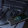 Автомобільний зарядний пристрій Acefast B18 200W 2x USB-C + USB-A Black (6974316285953)