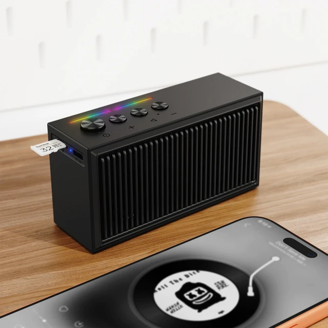 Колонка Bluetooth Acefast K9 Go з режимом стерео та ENC Black (6974316286301)