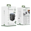 Зарядний пристрій Acefast Z10 GaN 100W 3xUSB з кабелем USB-C Black (6974316286516)