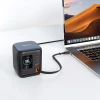 Зарядний пристрій Acefast Z10 GaN 100W 3xUSB з кабелем USB-C Black (6974316286516)
