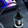 Автомобільний зарядний пристрій Acefast B21 75W USB-C + USB-A Black (6974316286684)