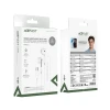 Навушники Acefast L13 провідні USB-C з мікрофоном White (6974316286691)