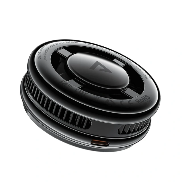Бездротова зарядка Acefast E47 Qi2 25W магнітна Black (6974316286752)