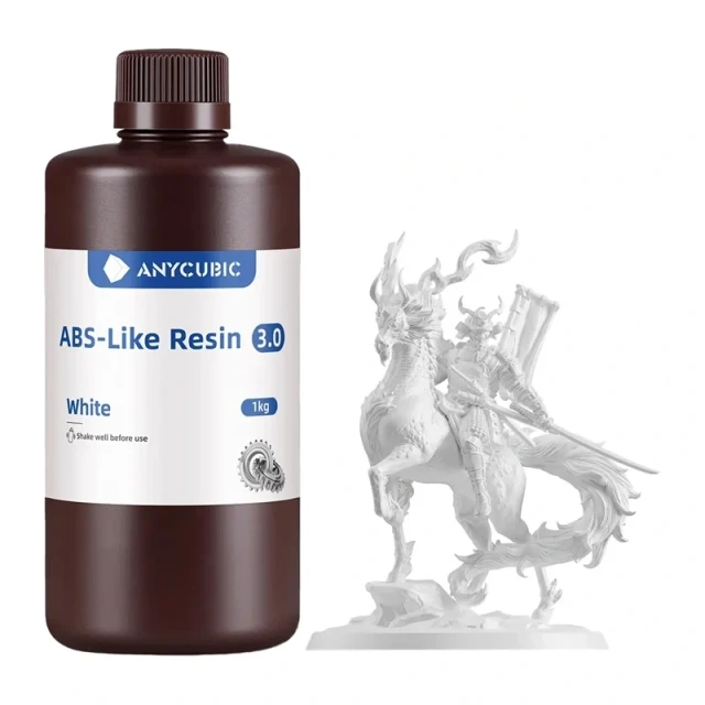 Смола для 3D друку ANYCUBIC ABS-Like Resin 3.0 White (SABL3WH-10-IPO-01)