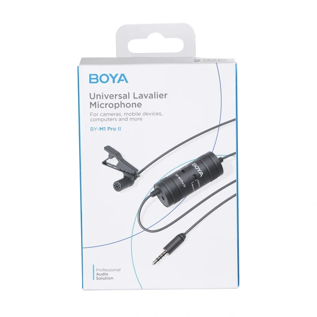 Микрофон петличный BOYA BY-M1 Pro II проводной (6974700652484)