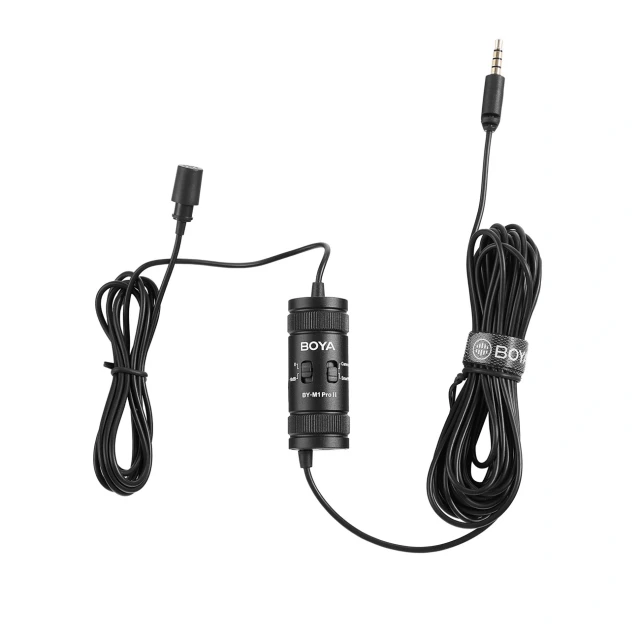 Микрофон петличный BOYA BY-M1 Pro II проводной (6974700652484)