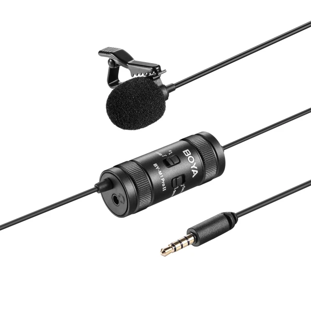 Микрофон петличный BOYA BY-M1 Pro II проводной (6974700652484)
