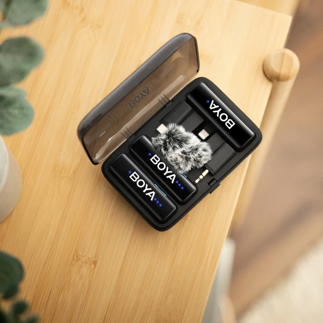 Мікрофони BOYA BOYALINK V2.0 бездротові 2.4GHz USB-C Black
