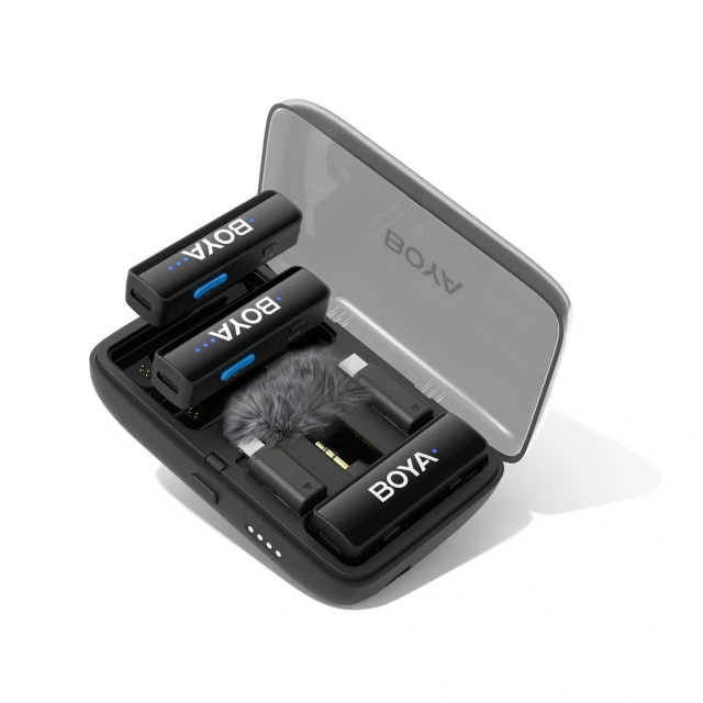 Мікрофони BOYA BOYALINK V2.0 бездротові 2.4GHz USB-C Black