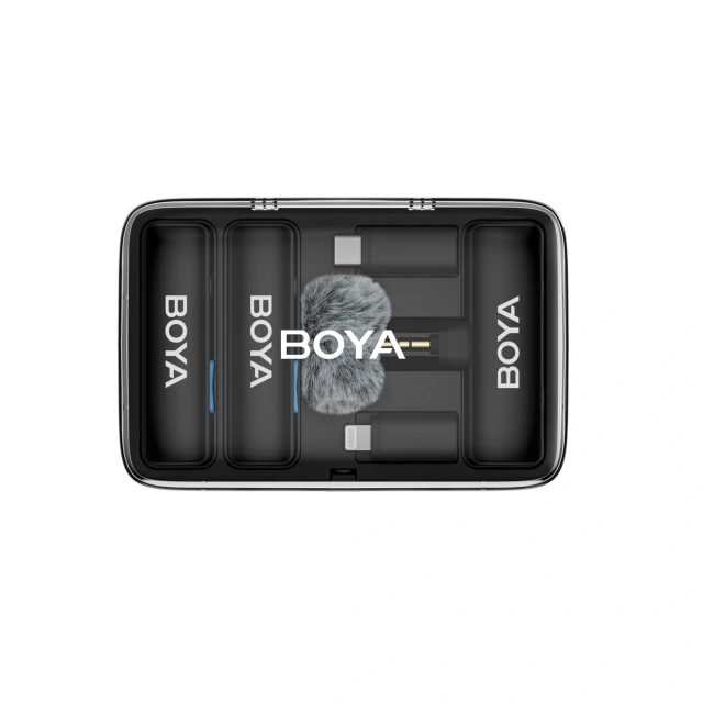 Мікрофони BOYA BOYALINK V2.0 бездротові 2.4GHz USB-C Black