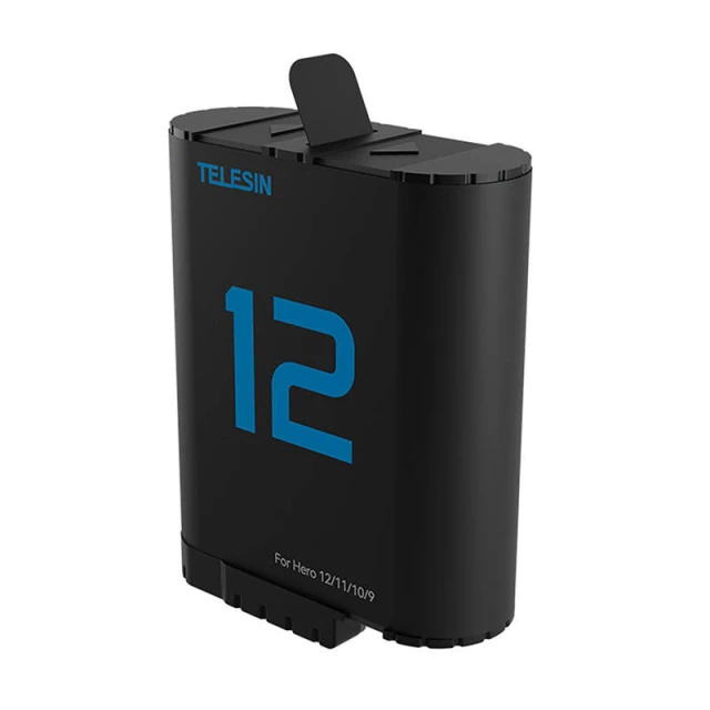 Акумулятор Telesin для GoPro Hero 9-12 1750mAh (синій) (S0-ECB-02-TGP)