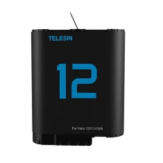 Акумулятор Telesin для GoPro Hero 9-12 1750mAh (синій) (S0-ECB-02-TGP)