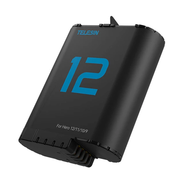 Акумулятор Telesin для GoPro Hero 9-12 1750mAh (синій) (S0-ECB-02-TGP)