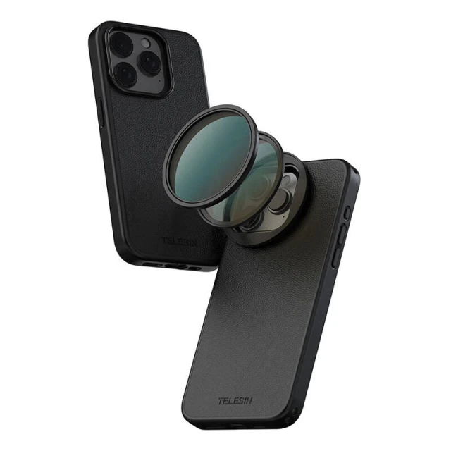 Фільтр CPL TELESIN 58mm для iPhone 15 Pro/Pro Max (P10-FLT-02)