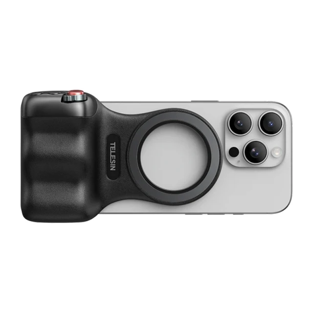 Магнітний тримач Telesin Fun Shot Grip2 Black with MagSafe (P5-MP-001BK)