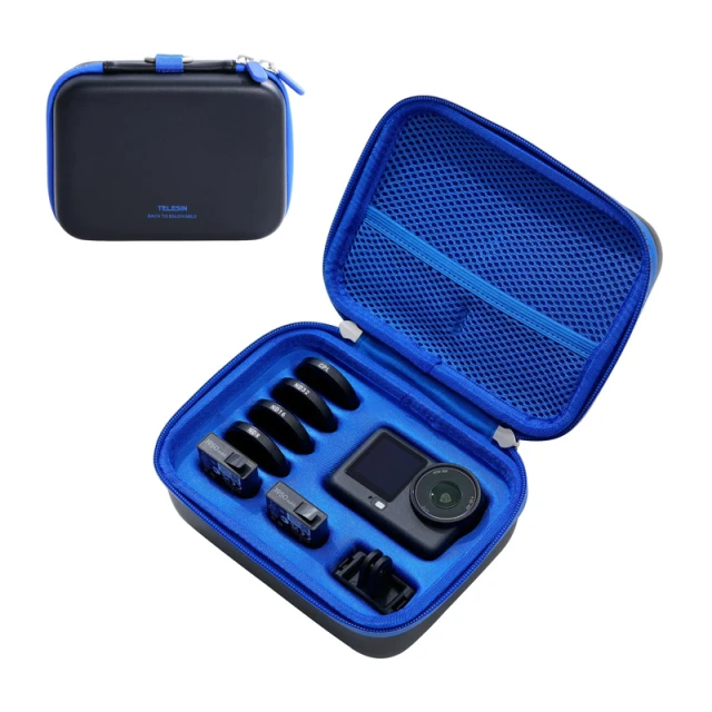 Транспортна сумка Telesin DisAdv EVA для DJI Osmo Action 6 Black (S7-BAG-02BK)