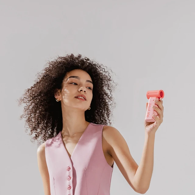 Портативний вентилятор Jisulife Handheld Fan Life9 3600mAh USB Pink (6975061532606)