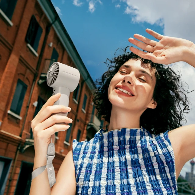 Портативний вентилятор Jisulife Handheld Fan 10 4000mAh USB Gray (6975061536666)