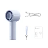 Портативний вентилятор Jisulife Handheld Fan 10 4000mAh USB Blue (6975061536673)